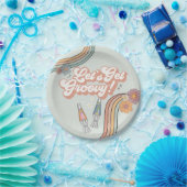 Laten krijgen Groovy Verjaardagsfeesttafel Papieren Bordje (Feest)