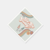 Laten krijgen Groovy Verjaardagsfeesttafel Servet (Hoek)