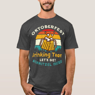 Laten krijgen Schnitzel gezicht Duitse Grappig Okt T-shirt