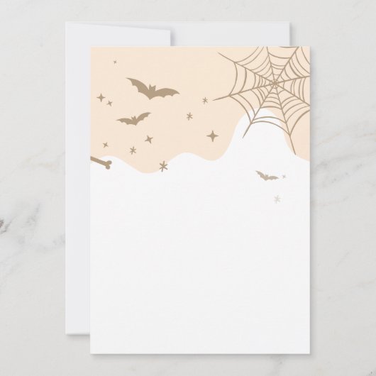 Laten krijgen Spooky Fun Halloween verjaardagsfees Kaart (Achterkant)