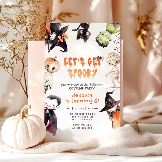 Laten krijgen Spooky Schattigee kinder Kostuum par Kaart