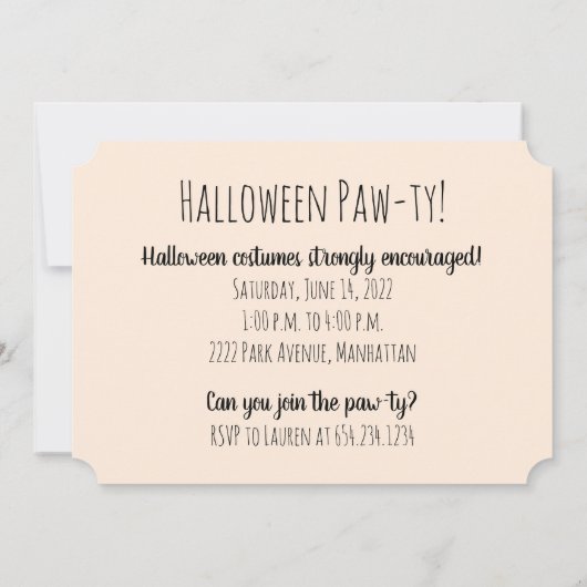 Laten krijgen Spooky teckel honden Halloween Kaart (Achterkant)