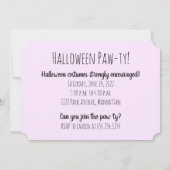 Laten krijgen Spooky teckel honden Halloween Kaart (Achterkant)