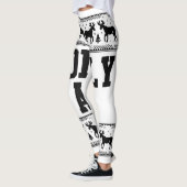 Laten krijgen verlicht kerstavond feest voor manne leggings (Links)