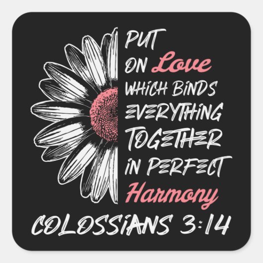 LATEN - PERFECT HARMONY - Christelijke Stickers (Voorkant)