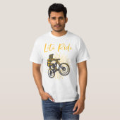 Laten rijden, fietsliefhebber t-shirt (Voorkant volledig)