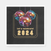 Laten we 2024 vieren servet (Voorkant)