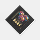 Laten we 2024 vieren servet (Hoek)