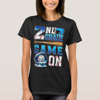 Laten we 2e klas terug naar school baseball drip s t-shirt