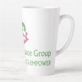 Laten we aan het werk Dames Latte Mok (Rechts)