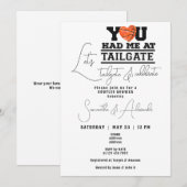 Laten we achterklep & vieren bruidspaar douche kaart (Voorkant / Achterkant)