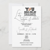 Laten we achterklep & vieren bruidspaar douche kaart (Voorkant)