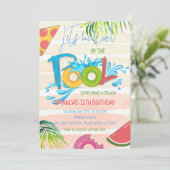 Laten we afkoelen door de uitnodiging van de poolp (Staand voorkant)