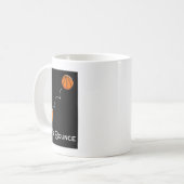 Laten we afspringen koffiemok (Voorkant links)