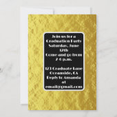 Laten we AFSTUDEREN Disco Ball Party vieren Kaart (Achterkant)