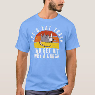 Laten we afval eten en geraakt worden door een 12 t-shirt