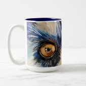 Laten we ALASKA 2-Tone koffie-mok van 15 oz uitvoe Tweekleurige Koffiemok (Links)