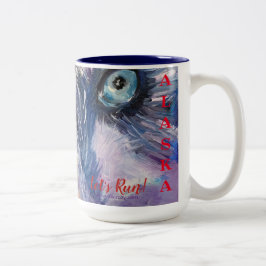 Laten we ALASKA 2-Tone koffie-mok van 15 oz uitvoe Tweekleurige Koffiemok