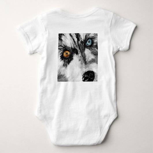 Laten we Alaskan Baby Bodysuit uitpakken (Achterkant)