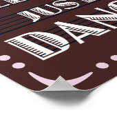 Laten we alleen Dance gebruiken. Poster (Hoek)