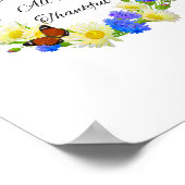 Laten we allemaal dankbaar zijn - Inspirerend thui Poster (Hoek)