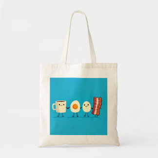 Laten we allemaal gaan en ontbijten hebben tote bag