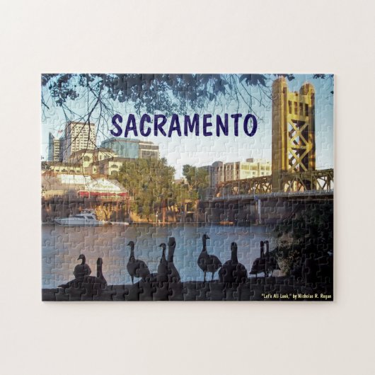 "Laten we allemaal kijken" Sacramento Legpuzzel (Horizontaal)