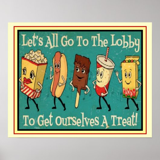 " Laten we allemaal naar de lobby gaan..." 16 x 20 Poster (Voorkant)