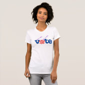 Laten we allemaal stemmen t-shirt (Voorkant volledig)
