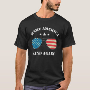 Laten we Amerika weer vriendelijk maken Bericht 1 T-shirt