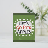 Laten we appels gaan plukken Briefkaart (Staand voorkant)