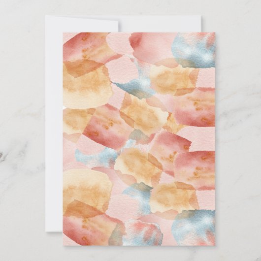 Laten we Artsy halen! Waterverf Paint, kunstverjaa Kaart (Achterkant)