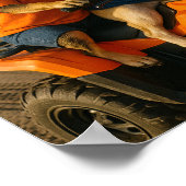 "Laten we ATV'en" Poster (Hoek)