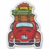 laten we auto gaan sticker (Voorkant)