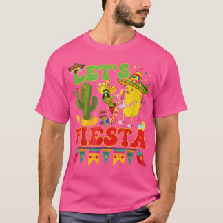 Laten we Avocado en Tacos Cinco De Mayo Mexicaans T-shirt