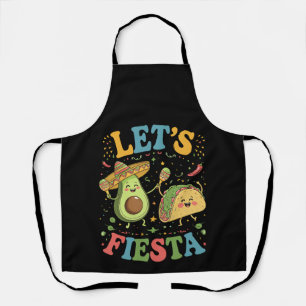 Laten we Avocado en Tacos Cinco De Mayo Vieren Schort