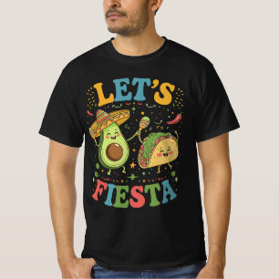 Laten we Avocado en Tacos Cinco De Mayo Vieren T-shirt