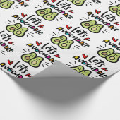 Laten we Avocuddle Cadeaupapier (Hoek)