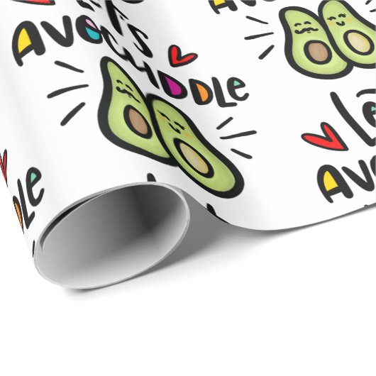 Laten we Avocuddle Cadeaupapier (Rol Hoek)