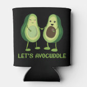 Laten we Avocuddle - Funny Avocado Pun Blikjeskoeler (Achterkant)