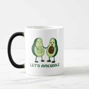 Laten we Avocuddle - Funny Avocado Pun Magische Mok