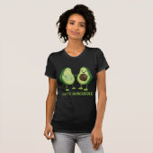 Laten we Avocuddle - Funny Avocado Pun T-shirt (Voorkant volledig)