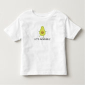 Laten we Avocuddle Funny Kawaii Avocado T-shirt (Voorkant)