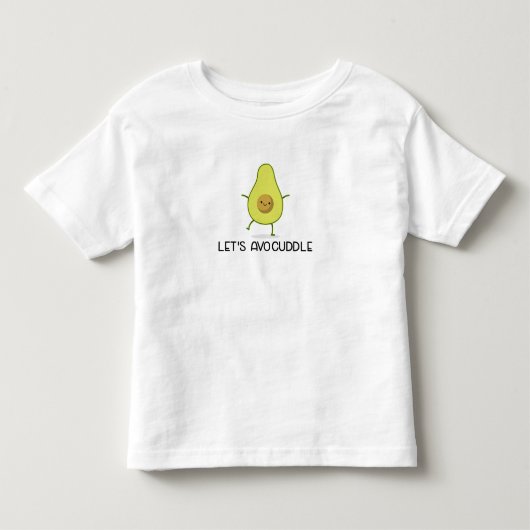Laten we Avocuddle Funny Kawaii Avocado T-shirt (Voorkant)