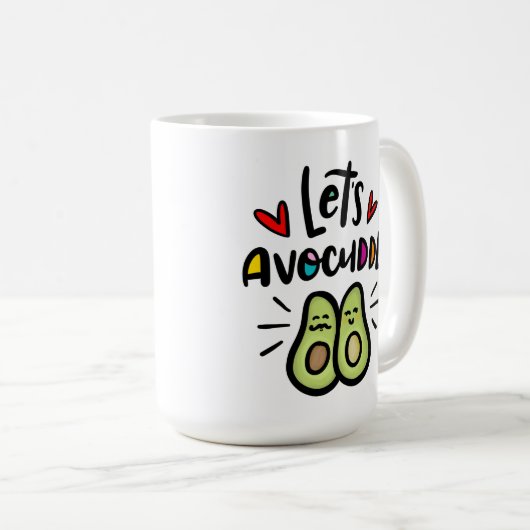 Laten we Avocuddle Koffiemok (Voorkant rechts)