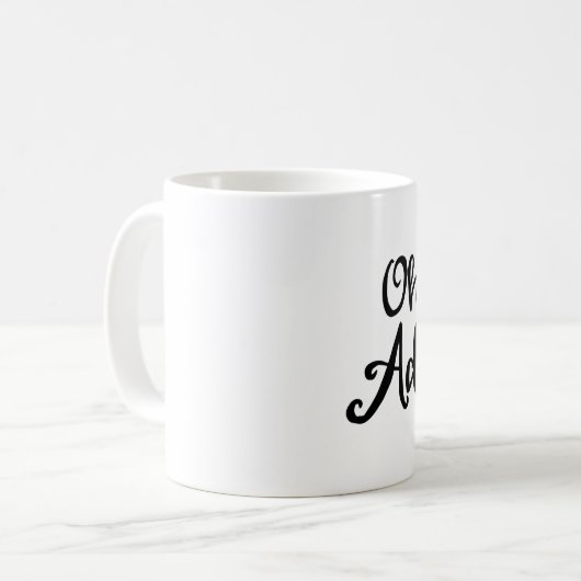 Laten we avonturiers Mok zijn. (Voorkant links)