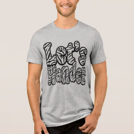 Laten we Avontuur Wanderen Tri-Blend Shirt