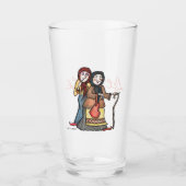 Laten we Babas Ukraine Folk Art spreken Glas (Voorkant)