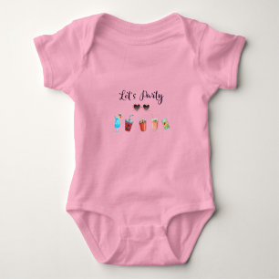 Laten we Baby Summer Soiree vieren Romper