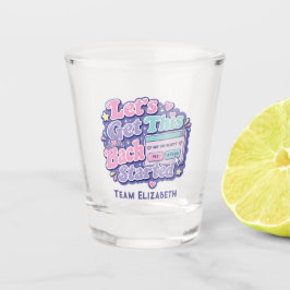 Laten we Bach starten Y2K vrijgezellenfeest Shot Glas
